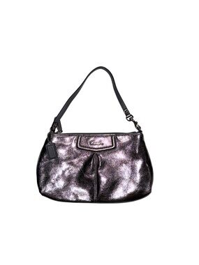 Coach Large Silver Wristlet